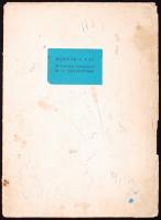 Molnár C Pál (1894-1981):Öt eredeti fametszet az Új Testamentumhoz. Mindegyik jelzett, egy metszet h...