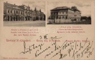 Nagykikinda Franz Joseph square, girl school