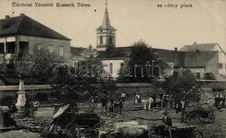 Técső dish market (small tear)