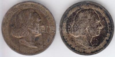 1936. 2P Ag "Liszt" (2x) T:2 patina