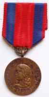 Románia 1941. "Anti-Kommunista Medál" Br kitüntetés szalaggal T:2 Romania 1941. "Anti-Communist Medal" Br decoration with ribbon C:XF