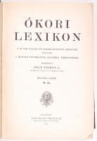 Pecz Vilmos: Ókori lexikon I-II. Bp., 1902-1904, Franklin-Társulat. Kiadói, aranyozott egészvászon k...