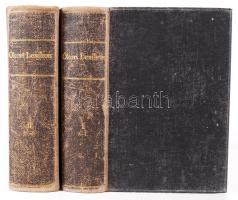 Pecz Vilmos: Ókori lexikon I-II. Bp., 1902-1904, Franklin-Társulat. Kiadói, aranyozott egészvászon k...
