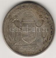 1930. "Horthy" 5P ezüst T:3+