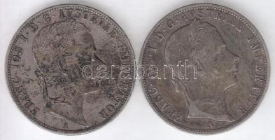 Ausztria 1858-1859A 1Fl Ag "Ferenc József" (2x) T:2-,3
Austria 1858-1859A 1 Florin Ag &quo...