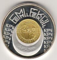 1989. Á.P.V. bimetál látogatói érem T:PP