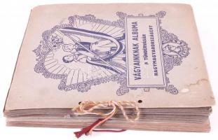 cca 1930 Vágyainknak albuma: Tündérvásár Nagymagyarországért 2 db album kompletten, összesen 312 gyű...