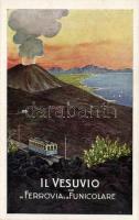 Vesuvio, Italian Railway and Funicular advertisement