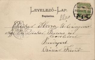 Eszék Kapucinska ulica / street, the shops of Gottschalk and J. Bozic (EB)