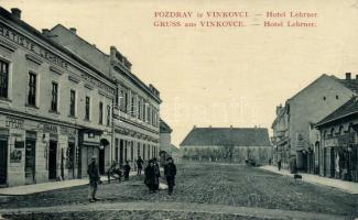 Vinkovce, Vinkovci Hotel Lehrner, the shop of Johann Terkulia