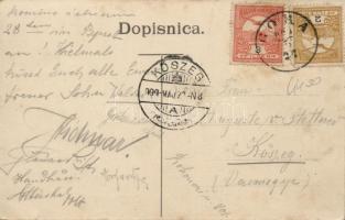 Gora town hall, church, school (small tear)