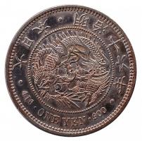 Japán / Meidzsi-kor 1883. 1Y Ag (26.99g) T:2 apró ph.,patina
Japan / Meiji period 1883. 1 Yen Ag (26...