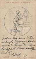 1899 Aus A. Hendschels Skizzenbuch No. 6. Zuckerlecker