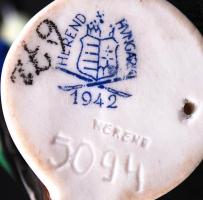 Herendi madárka, jelzett, kézzel festett, hibátlan, m:7 cm