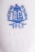 Herendi fogpiszkáló tartó, jelzett, kézzel festett, hibátlan, m:5 cm, h:5 cm