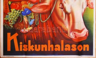 1942 Délpestvármegyei kiállítás. Kőnyomatos plakát. Klösz nyomda s: Füzesi Árpád / 
1942 Litho post...