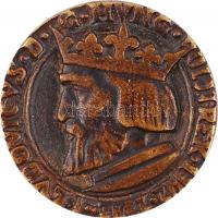 Csúcs Ferenc (1905-1999) 1939. "Nagy Lajos király" Br emlékérem (115g/48.8mm) T:1-
Hungary...