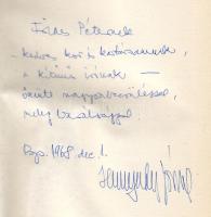 Hunyady József Aranyhorda c. könyve a szerző dedikálásával Földes Péter írónak