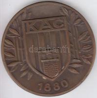 DN "Kolozsvári Atlétikai Klub 1880 - Mátyás király" Br plakett (40mm) T:2