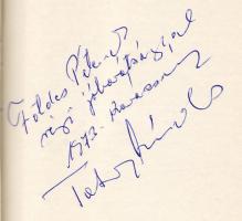 Tatay Sándor c. könyve a szerző dedikálásával Földes Péter írónak