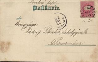 1899 Künstler Postkarte der Meggendorfer Blätter Nr. 502. s: Koloman Moser (fl)