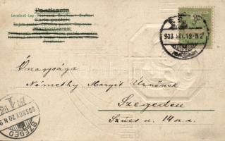 Art Nouveau, Raphael Kirchner style Emb. litho