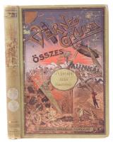 Verne Gyula: A lángban álló szigettenger. Ford. Huszár Imre. Második, egyedül jogositott kiadás. 47 (egészoldalas) képpel. (Verne Gyula Összes Munkái) Bp., 1898, Franklin-Társulat. Kiadói, illusztrált, aranyozott, zöld egészvászon kötésben, márványozott lapszélekkel (a kötésen a festék több helyen megkopott)