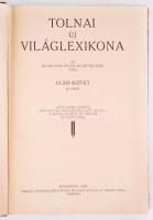 Tolnai Világlexikon I-XX. kötet, teljes sorozat. Budapest, 1926, Tolnai Nyomdai Művészet és Kiadóvál...