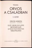 Tolnai: Orvos a családban I-V. kötet. Budapest, 1937, Tolnai Kiadó. Kiadói félvászon kötésben, jó ál...