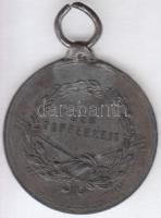 1915-1916. "Ferenc József II. Osztályú Ezüst Vitézségi Érem" cink kitüntetés mellszalag nélkül T:2- Hungary 1914. "Medal for Bravery IInd class - Der Tapferkeit" zinc decoration without ribbon C:VF