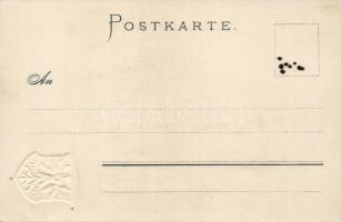 Nürnberg Brunnenhäuschen, coat of arms Emb. litho s: K. Zinn