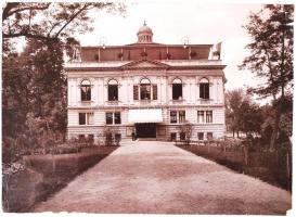 cca 1905 A Feszty körkép első épülete, a Rotunda a Hősök terén 28x20 cm