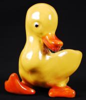 Mázas, kerámia kacsa figura / ceramic duck figure 11cm