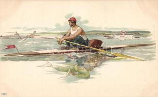 Rowing litho