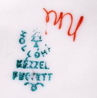 Kézzel festett, jelzett, Hollóházi pásztor fiúcska / Hand painted, marked, shepherd boy 16cm