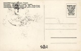 Budapest, Nemzetközi vízipóló-torna a Horthy-kupáért So.Stpl