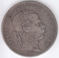 1879KB 1Ft Ag "Középcímer" T:2-,3