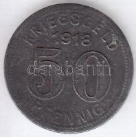 Német Birodalom / Weimari Köztársaság / Frankenthal 1918. 50Pf szükségpénz T:2 German Reich / Weimar Republic / Frankenthal 1918. 50 Pfennigs emergency coin C:XF