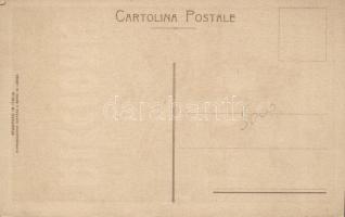 Riccione sea, erotic, artist signed advertisement, litho