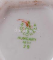 Kis porcelán tétel: jelzett, Alföldi és Hollóházi porcelán / porcelain lot