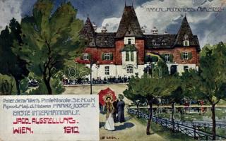 Vienna International Hunting Expo, 1910 Mürzsteg castle s: Seidl
