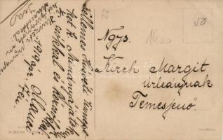 Chicken couple, humour, litho, s: Erwin Granner