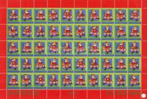 Dánia 1968-1980 2 teljes 50-es karácsonyilevélzáró kisív