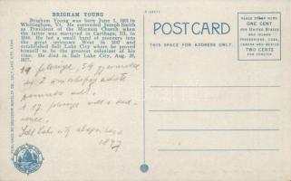 Brigham Young, President of the Mormon Church