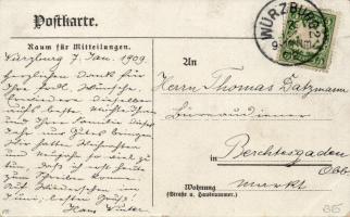 New Year, Art Nouveau litho