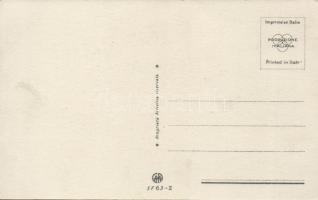 Lady and dog; Italian art postcard s: Colombo