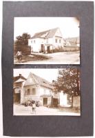 cca 1910 Erdély: Kiscsűr község 2 db fotó /  cca 1910 Sura Mica 2 photos 17x12 cm