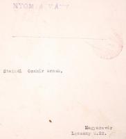 1938 Alfa Separator mezőgazdasági gépek plakát és naptár. Klösz nyomda /
1938 Agricultural machines ...