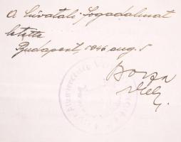 1946 Rajk László belügyminiszter aláírása alhadnagyi kinevezésen