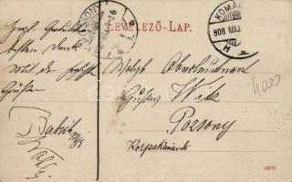 Komárom Takarékpénztár, Spitzer Sándor kereskedése / bank, shop